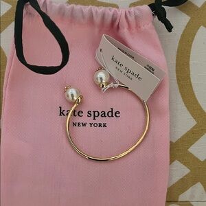 kate spade Gold and Pearl Bracelet